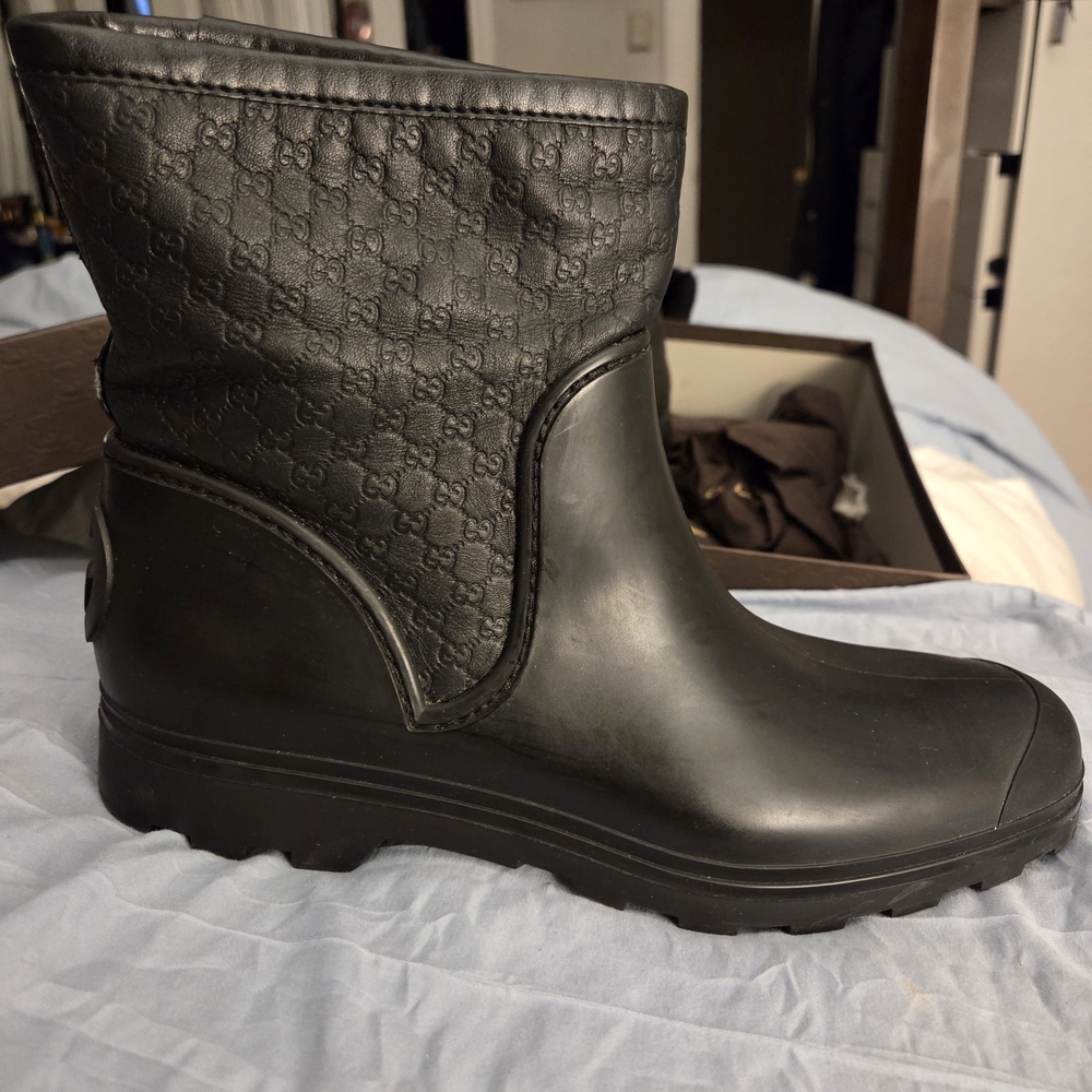 Gucci Black Winter & Rain Boots